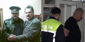 Prins băut la volan, șeful Poliției a sărit pe geamul la baie și s-a ascuns în cotețul găinilor Constantin Mălăuți politist si Dumitru Simionescu si Dumitru Simionescu încătușat