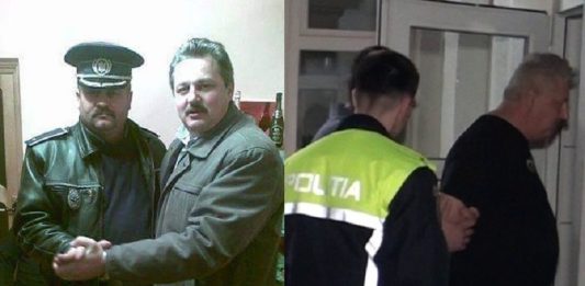 Constantin Mălăuți politist si Dumitru Simionescu si Dumitru Simionescu încătușat
