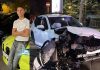 Video! Un student UMF Iași și-a distrus BMW-ul fugind de poliție. Fusese implicat într-o încăierare la un club Dahabsha Eid si BMW-ul distrus