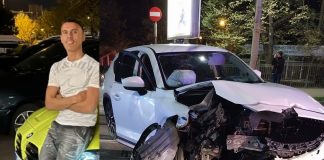 Video! Un student UMF Iași și-a distrus BMW-ul fugind de poliție. Fusese implicat într-o încăierare la un club Dahabsha Eid si BMW-ul distrus