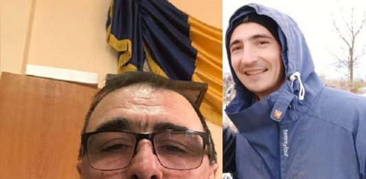 Ghiorghe Stanciu-primar Prisăcani si fiul său George Stanciu