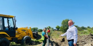 Lețcani, prima comună din județul Iași racordată integral la rețeaua de gaz metan Stelian Turcu vizita lucrari retele