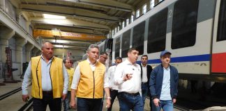 Marius Ostaficiuc: ”Alianța pentru Unirea Românilor pune preț pe marile investiții. Pașcaniul a fost unul dintre cei mai importanți poli industriali și trebuie să fie revigorat” Vasile Pușcasu, Marius Ostaficiuc, George Simion-AUR la Pașcani