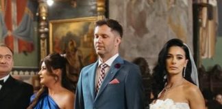 Mezinul milionarului de la Cotnari, nuntă trei zile și trei nopți în Paradis. Nașii sunt din ‘’sistem’’. Foto cununie Victor și Cristina Deleanu cu nașii