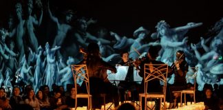 Concert multiSENZORIAL Kids Edition, la MINA Pop-Up de la Palas Campus. Proiecţii 360º şi muzică din desene animate, intrepretată de un cvartet de coarde sonore, la lumina lumânărilor Concert multiSENZORIAL Kids Edition, la MINA Pop-U