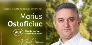 Marius Ostaficiuc, candidat AUR la functia de presedinte al Consiliului Judetean: “Nenorocirea acestui județ este slaba sa reprezentare la nivel central. Actualii conducători sunt niște paria în jocul deciziilor” Marius Ostaficiuc-candidat AUR