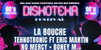 Diskoteka aduce starurile muzicii anilor `80 și `90 pe scena din grădina Palas, la cel mai mare Festival Retro din Europa Diskoteka Palas