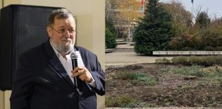 Prima decizie a preotului care a ajuns primar la Târgu Frumos: a mutilat parcul central Neculai Zugravu si parcul mutilat
