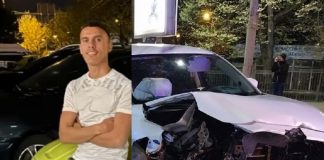 ’Bombardierul’’ care și-a distrus BMW-ul fugind de Poliție conducea fără permis. Este student la UMF masina Eid distrusa si Dabasha Eid