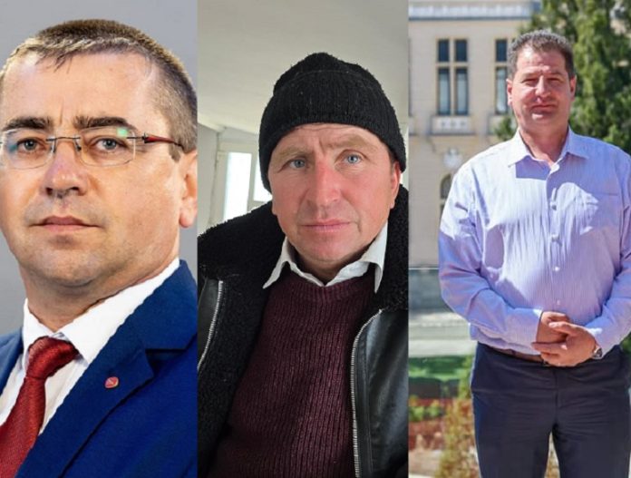 Vasile Cărăușu-primar Tansa, Vasile Panainte si Daniel Voinescu