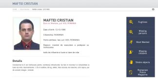 Fugarul Cristian Maftei poate reveni liniştit acasă, fără o zi de temniţă! Totul s-a prescris!