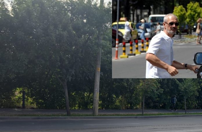 teren Flux - Ciurchi pe care Cheșcu vrea să ridice cladirea de birouri și Gheorghe Cheșcu