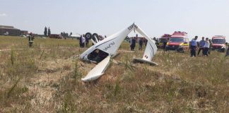 Consilier local, rănit în urma unui accident aviatic! Un avion de mici dimensiuni, prăbuşit în Iaşi! Avion prabusit