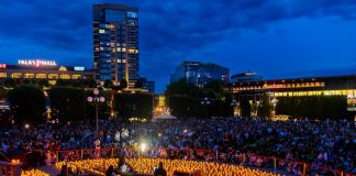 Compania ieşeană IULIUS celebrează 25 de ani de activitate cu un spectacol aniversar Multisenzorial, în grădina Palas spectacol aniversar Multisenzorial Palas