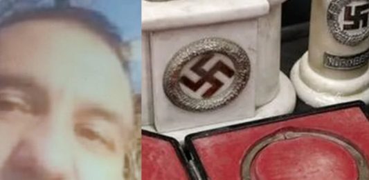 Legionar din Iași condamnat la închisoare. Procurorii au găsit un arsenal întreg de materiale naziste George Florin Țuguliță si artefacte naziste