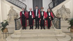 avocatul Cătălin Boacnă și profesorii la doctorat