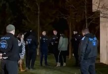 Video! Scandal uriaș în miez de noapte la vilele milionarilor din Copou. Poliția a venit cu mascații politia si Dobrea-ordin de protecție