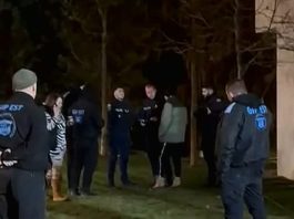 Video! Scandal uriaș în miez de noapte la vilele milionarilor din Copou. Poliția a venit cu mascații politia si Dobrea-ordin de protecție