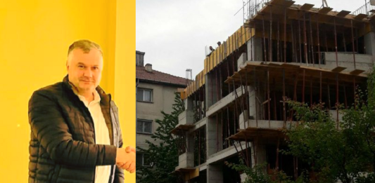 Marcel Birsan și cladire Cornell's Floor