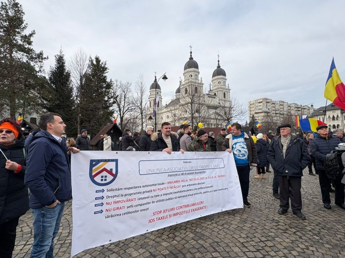 protest împotriva taxelor și impozitelor