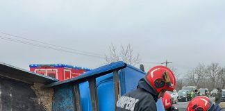 Video! Accident cu șase victime în Popricani. Mai multe persoane sunt încarcerate -Update