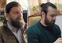 Triunghi amoros exploziv. Un preot este acuzat că are o relație cu soția unui enoriaș, om de afaceri Florin Cătălin Panciuc și preotul Andrei Afrăsiloaie