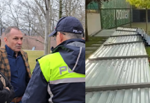 Video!Milionarul de la Rodotex făcut suspect de procurori în dosarul de distrugere la vilele din Copou Florin Dobrea, Politia si gardul distrus