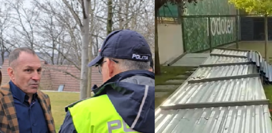 Video!Milionarul de la Rodotex făcut suspect de procurori în dosarul de distrugere la vilele din Copou Florin Dobrea, Politia si gardul distrus