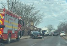 Accident la Miroslava. Două victime transportate la spital