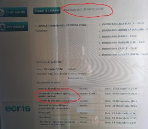 Poroșnicu cerere ajutor public judiciar