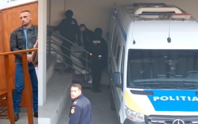 Valentin Juravle la arestare Valentin Juravle la arestare