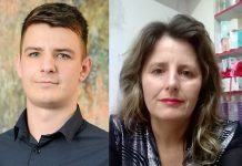 Fiul unui polițist a jefuit o femeie de afaceri. Banii furați au fost tocați la păcănele Vlad Răducanu și Maria Bișog