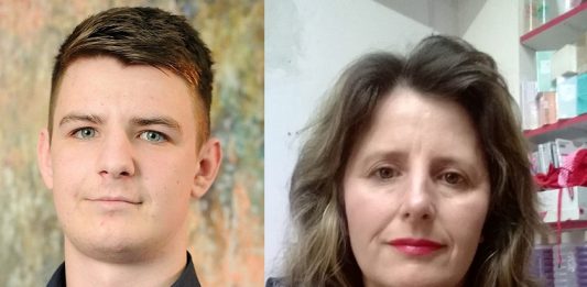 Fiul unui polițist a jefuit o femeie de afaceri. Banii furați au fost tocați la păcănele Vlad Răducanu și Maria Bișog