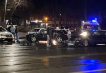 Video! Accident rutier grav în Copou! Au fost implicate 3 autoturisme
