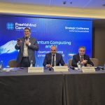 Adam Hammond, Cristian Berariu, Mihnea Costoiu semnare contract computer cuantic