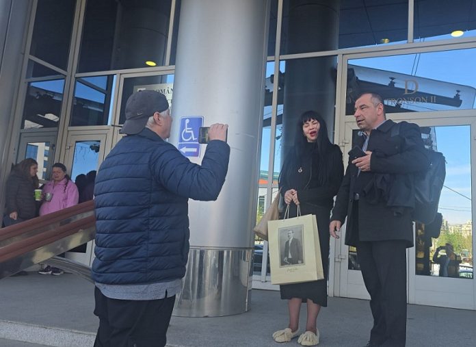 Marian Ceaușescu și Gianina Poroșnicu la Înalta Curte