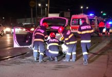 Galerie FOTO! Accident violent în Tudor. Un tânăr a ajuns la spital