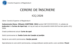 candidatura Diana Micu Cheptine