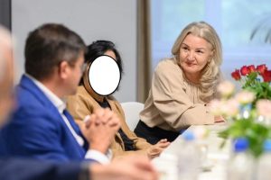 Gina Grecianu la întâlnirea cu Costel Alexe