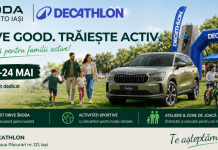 Mega Auto – Škoda Iași și Decathlon invită familiile la evenimentul „Drive Good. Trăiește Activ.”