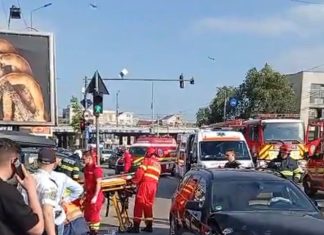 Accident grav în municipiul Iași: 6 persoane au necesitat îngrijiri medicale -UPDATE