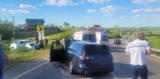 Accident grav în comuna Deleni. Trei persoane au ajuns la spital – UPDATE