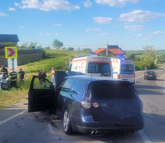 Accident grav în comuna Deleni. Trei persoane au ajuns la spital – UPDATE