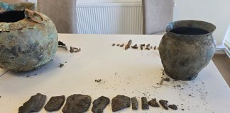 Descoperire arheologică importantă în comuna Lungani: vase și arme din Epoca Fierului scoase la lumină descoperire arheologică în comuna Lungani