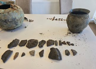 Descoperire arheologică importantă în comuna Lungani: vase și arme din Epoca Fierului scoase la lumină descoperire arheologică în comuna Lungani