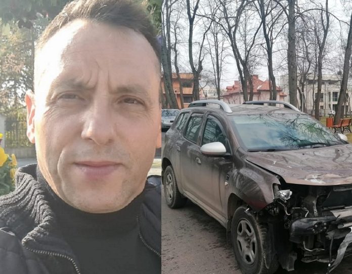 Ion Băcioi-detectiv și masina dupa accident