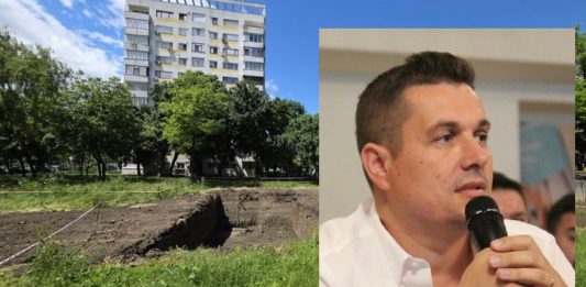 Foto/Video! Vilă între blocuri, chiar în centrul Iașului, pentru un milionar. Vecinii sunt revoltați: „Ne-au promis că se amenajează un parc”