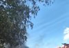 Video! Incendiu violent la Tiki Village