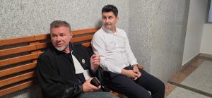 avocatul Sorin Dimitriu și Andrei Marius Albu
