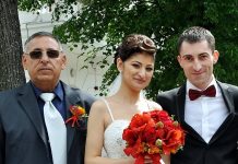 Gheorghe Voion fiica si ginerele Bogdan Teșoi